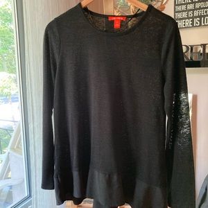 Joe Fresh long sleeves black top Size L